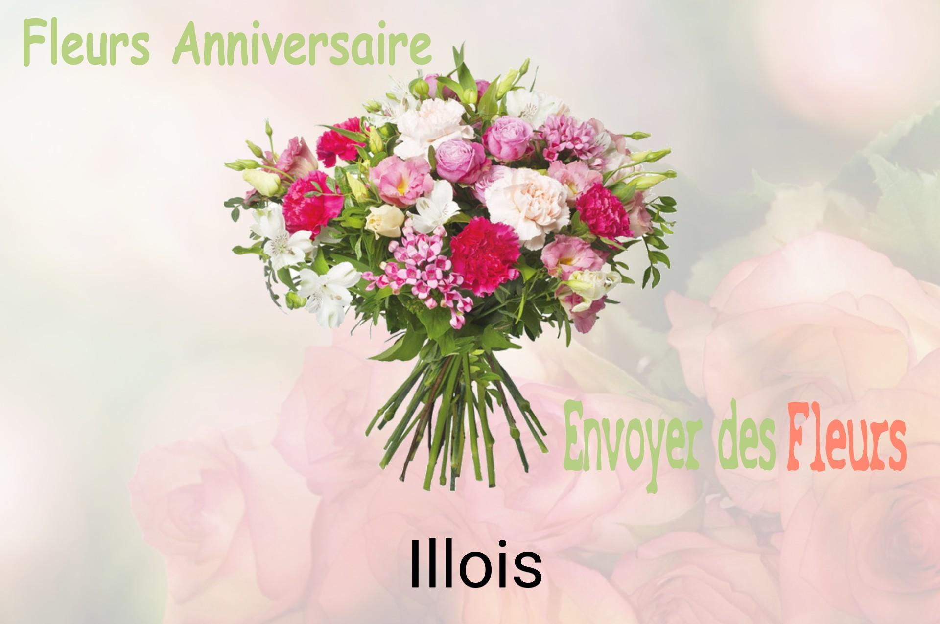 Bouquet de fleurs d’anniversaire livré à Illois